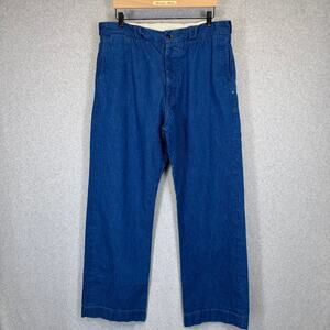 IMOGENE AND WILLIE Pants Womens Blue 33 Kate High Rise Workwear Denim USA